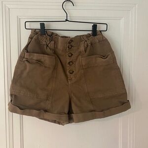 Sezane Khaki Shorts